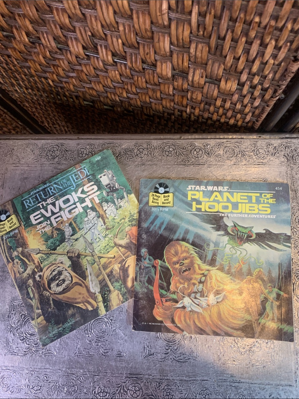 Vintage Star Wars Book and Records Sets 1983